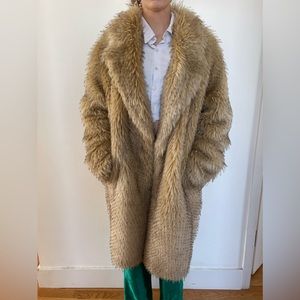IRO FAUX FUR COAT